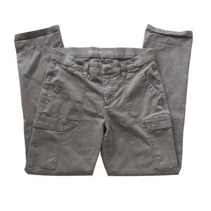Toad and Co Touchstone Camp Pants 4 Green Brown Pockets Outdoors Hiking Stretch